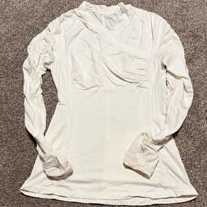 Lululemon Athletica White Long Sleeve Top